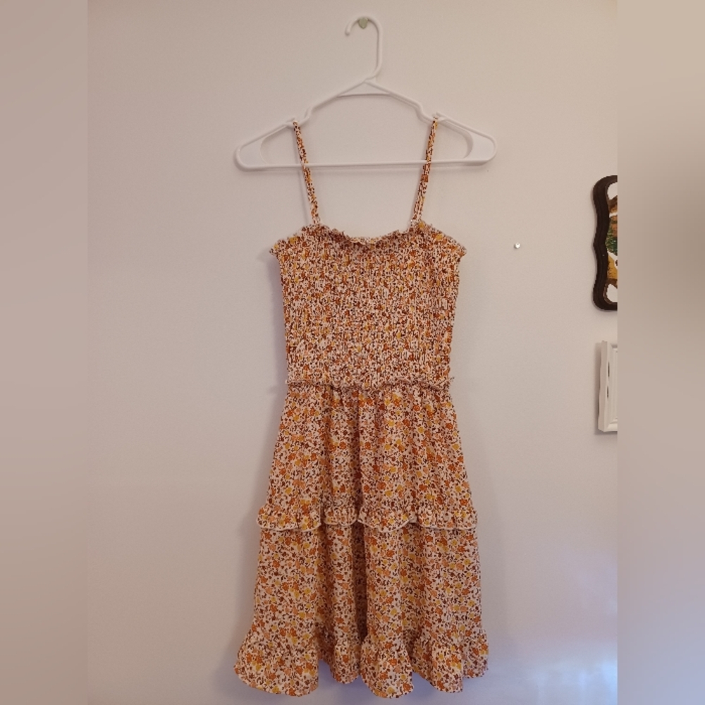 Jessica Simpson Floral Spaghetti Strap Dress